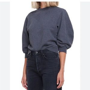 Agolde 3/4 Balloon Sleeve sweatshirt